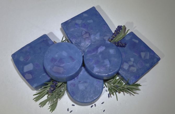 Rosemary & Lavender Soap - 2.5 Oz Round Bar